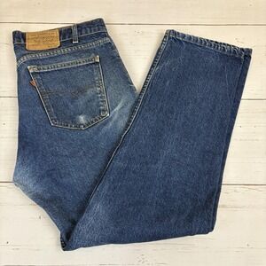 Vintage Levis 505 Orange Tab Jeans 70s 80s Mens 38x31 (37X31) Made In USA